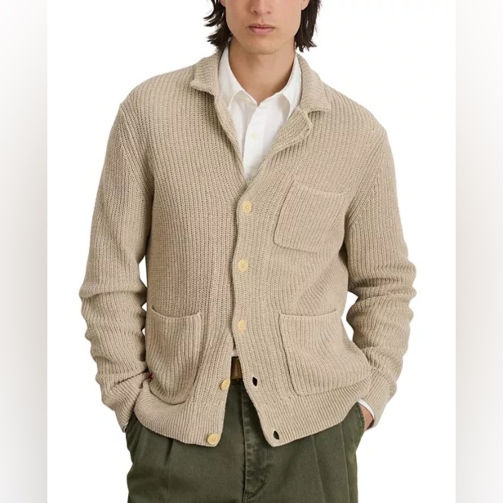 Alex Mill Cotton Linen Mitchell Cardigan